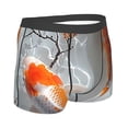 thumbnail image 4 of Uemuo Koi Fish Water Pattern Men's Boxer Briefs,Trunk Anti-Chafing,Comfortable, Durable, and Stylish Underwear-Large, 4 of 9