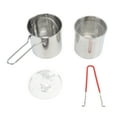 thumbnail image 2 of Stainless Steel Small Deep Fryer Pot, High Temperature , Oil Saving, Japanese Style Tianfu Luoguo, for Home and Outdoor Use, 2 of 7