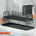 thumbnail image 4 of Bowl Rack And Pot Rack Set, Multifunctional Drain Rack, Adjustable Pot And Bowl Storage Rack, Kitchen Shell Storage Rack, Bowl Dish Pot Chopping Board Storage Rack, 4 of 8