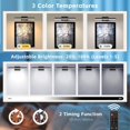 thumbnail image 3 of ADEN-Picture Light Battery Operated, Rechargeable Picture Lights for Wall with Remote, 3CCT&Brightness Dimmable,300 LM, Sticker/Screw Installation, Art Light for Display, Gallery, Artwork-1PC, 3 of 4