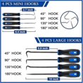thumbnail image 3 of 11 Pcs Automotive Hook and Pick Tool Set with Telescoping Magnetic Pickup Gasket Remover Pry for Mechanic Auto, 3 of 5