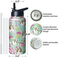 thumbnail image 4 of 32 oz Corgi Water Bottle Cute Dog Tumbler Corgi Gifts Insulated Water bottle with Straws and Flip Lid Stainless Steel Dog Travel Cup, 4 of 6