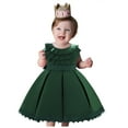thumbnail image 1 of Fesfesfes Kids Girls Ruffled Princess Dress Bridesmaid Pageant Gown Toddler Girls Birthday Party Dress On Sale, 1 of 8