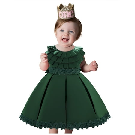 

TAIAOJING Girls Dress Child Kid Baby Plaid Printed Sling Princess Sleeveless Dress Skirt Clothes A-Line Dresses 70 80 90 100 110 120
