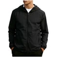 thumbnail image 2 of Ynynloco Men's UPF50+ Sun Protection Lighweight Running Jackets Long Sleeve Full Zip Athletic Jackets Hiking Fishing, 2 of 9