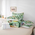 thumbnail image 4 of Erosebridal Lit de Camping Jungle en Sac Taille Simple, Ensemble de Lit Ferme Rustique, Décoration d'Aventure, Réversible, 4 of 5