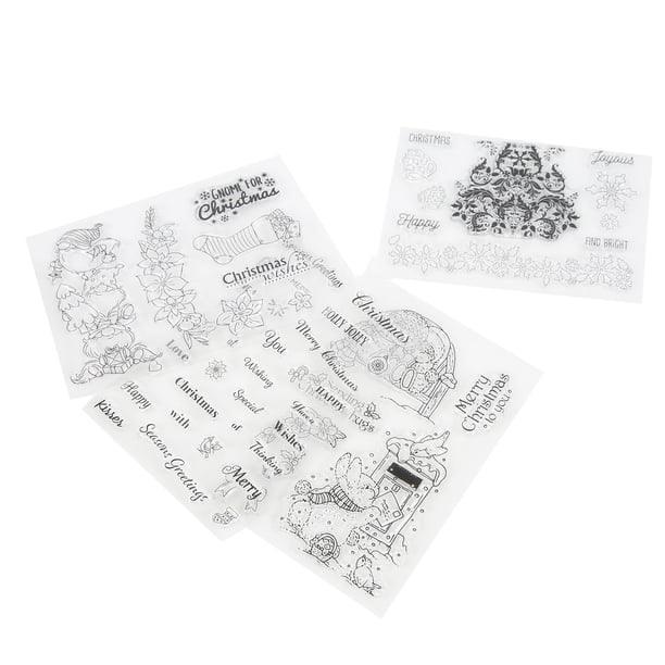 Sellos para manualidades, sello transparente, cuenta manual, sello transparente, juego de sellos, características de vanguardia Jadeshay A