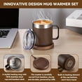 thumbnail image 1 of Improved Design USB-Powered Heated Insulated Mug Set, Electric Self-Heating Coffee Cup with 10-Hour Auto-Off Function, 1 of 9