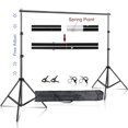 thumbnail image 1 of 2.6x3M/8.5x10ft Photo Video Studio Backdrop Background Stand, Adjustable Telescopic Background Support System with Carry Bag, 1 of 5