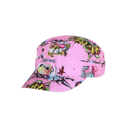 Clover Hard Style Tattoo Fitted Cadet Hat -