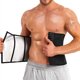 thumbnail image 2 of Cinturón abdominal sudoroso con hebilla de cuatro botones de iones de plata Cinturón de plástico para yoga, protección de cintura para correr y fitness Protector contra el sudor, 2 of 6