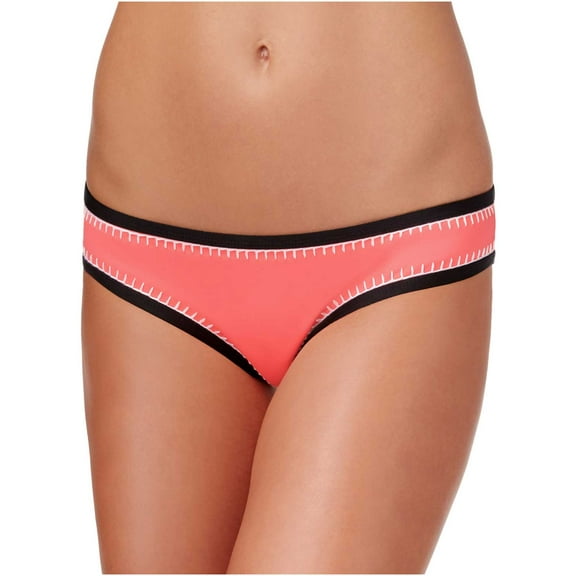 Bar III Women's Whip It Good Stitched Hipster Bikini Bottoms,Sunset, XL