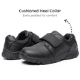 thumbnail image 5 of Blikcon Boys School Shoes Black Uniform Dress Shoes with Hook and Loop (Little Kid/Big Kid), 5 of 7