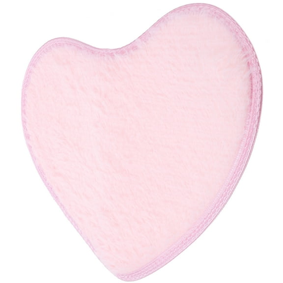 Small Heart-Shaped Rug for Bedroom Floor Mat Soft and Cozy Area Carpet