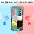 thumbnail image 2 of 20oz Coffee Tumblers Border Collie Dog and Flower Florals Stainless Steel Vacuum Insulated Travel Tumbler Coffee Cups Mug with Lid and Straw with Cleaning Brush for Cold & Hot Drinks, 2 of 5