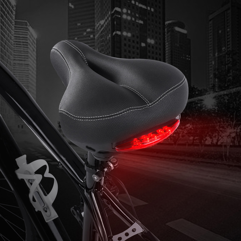 Gupbes Road Bike Saddle,Mountain Road Bike Soft Seat Saddle with Tail