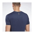 thumbnail image 4 of Reebok Mens Perforated Basic T-Shirt, vectornavy, S, 4 of 6