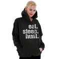 thumbnail image 3 of Eat Sleep Hunt Sport Hunting Season Unisex Plus Fleece Graphic Hoodie Brisco Brands 3X, 3 of 5