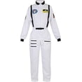 thumbnail image 1 of Disfraz de Astronauta para Mujer JAMW Traje de vuelo Blanco M, 1 of 5