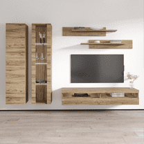Fly A4 35TV Wall Mounted Floating Modern Entertainment Center