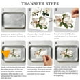 thumbnail image 3 of 4 Sheets 4 styles PVC Waterproof Decorative Stickers Self Adhesive Decals for Furniture Decoration Swan 300x150mm 4pcs/set, 3 of 7