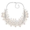 thumbnail image 1 of 1 pieza de collar de perlas de plástico decoración colgante de simulación accesorio de joyería para fiesta de disfraces de actuación kaili Sencillez, 1 of 2
