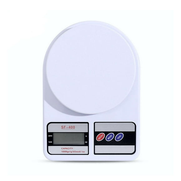 Balanza Bascula Digital De Cocina Gramera Capacidad 10kg Baterias Incluidas