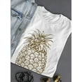 thumbnail image 3 of Vintage Tropical Pineapple T-Shirt Women -Image by Shutterstock, Female Small, 3 of 4
