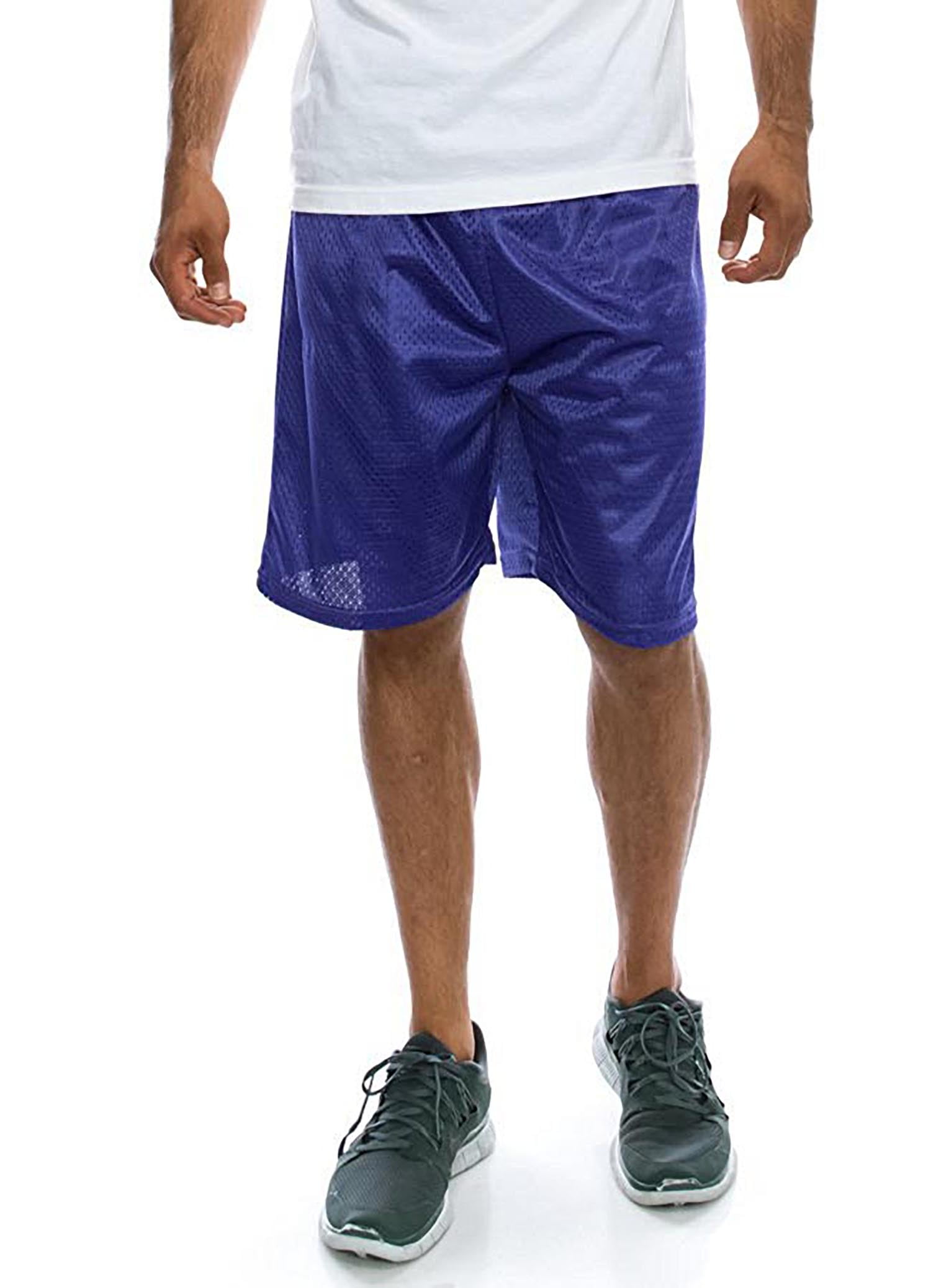 Ma Croix Men's Mesh Basketball Shorts with Pockets Big and Tall Sportswear