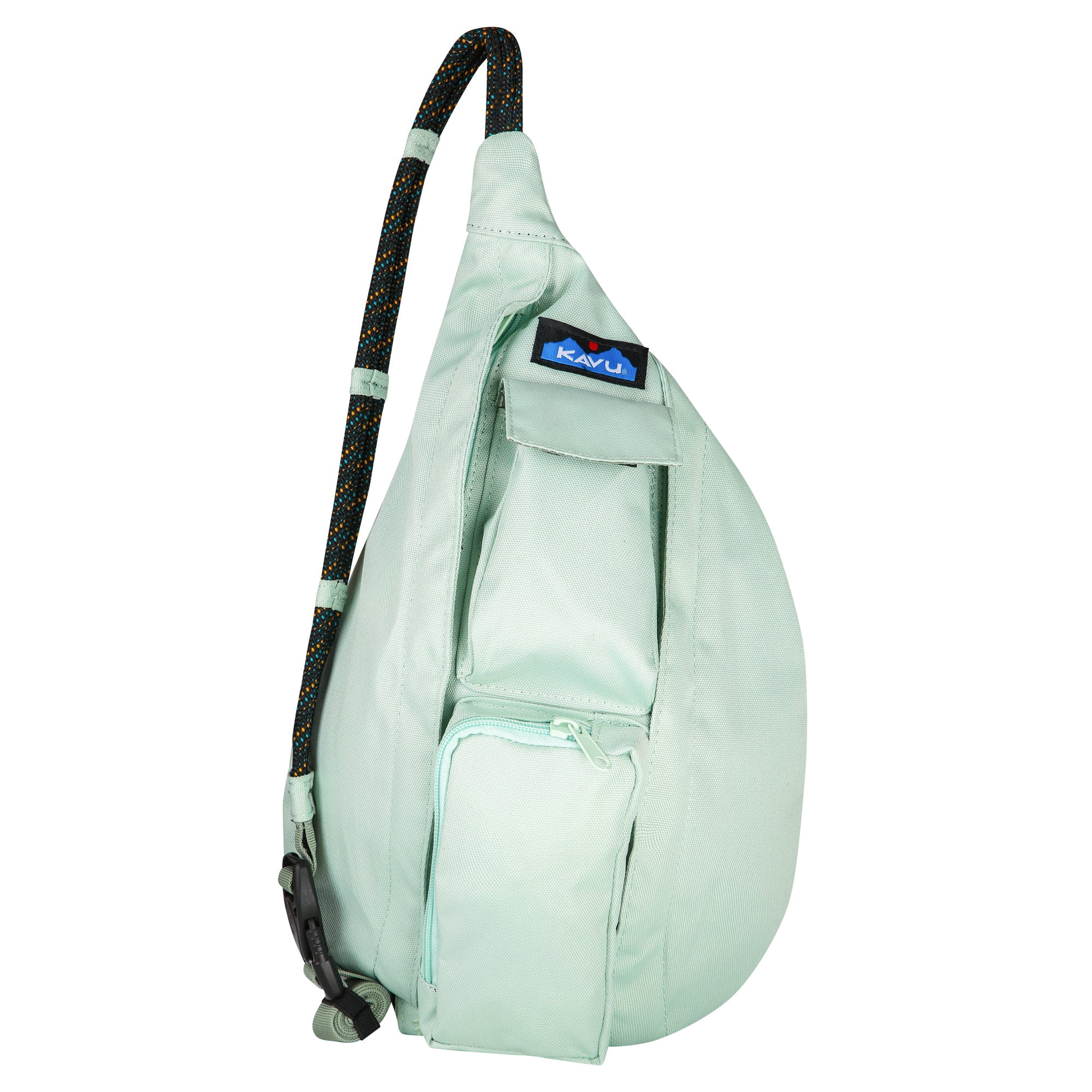 KAVU mini rope bag prickle perfect Cactus Print Sling Bag Tan Green 51240 Mini Rope Bag – KAVU.com main image 3