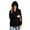 Black, variant on Womens Hoodie with Built-In Eye Mask Zip Up Long Sleeve Fleece Sweatshirts Casual Baggy Fall Winter Travel Jackets,Dark Gray