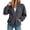 Gray, variant on Womens Half Zip Sweatshirts, Long Sleeve Casual Corduroy Pullover Fall Tops with Pockets White Size 2XL