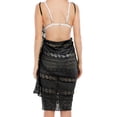 thumbnail image 4 of FUTATA Swimsuit Cover Ups for Women Sarong Beach Wrap Sheer Short Skirt Bikini Chiffon Scarf for Swimwear, 4 of 4