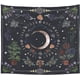 thumbnail image 4 of Tapiz de plantas, tapiz de fases lunares naturales para colgar en la pared, tapiz de mandala bohemio, decoración estética para dormitorio, 4 of 5