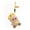 Beige, variant on YujiCraft Cartoon Cute Doll Plush Toy Keychain, Small Pendant Bag Charm, Mini Stuffed Animal for Kids,Beige
