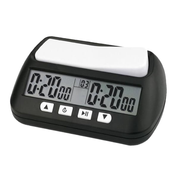 LYUCRAZ Reloj de ajedrez digital básico para el hogar inteligente y temporizador de juego, reloj digital con temporizador