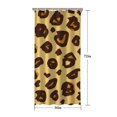 thumbnail image 5 of Yellow and Brown Of Leopard Print Shower Curtain 36"x72" ,Bathroom Decorative Shower Curtains Set with 12 Hooks,Modern Waterproof Washable Shower Curtain, 5 of 6