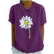 thumbnail image 1 of Blusas de Manga Corta para las Mujeres Muñeca Cuello de Lino Mezcla Suelta, Blusas para las Mujeres Casual, 1 of 4