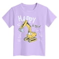 thumbnail image 4 of NIEWTR Boys Graphic T-Shirt, Cotton Short Sleeve Crew Neck Summer Casual Tee&nbsp; For School Shirt (13-14 Years,A118-Light Purple), 4 of 4