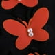 thumbnail image 4 of Gorro de natación para mujer, elegante y retro, gorro de natación con mariposas, decoración de perlas para cabello largo, damas, mantienen el cabello naranja Sunnimix Gorro de piscina para mujer, 4 of 8