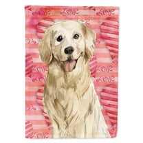 Love a Golden Retriever House Flag