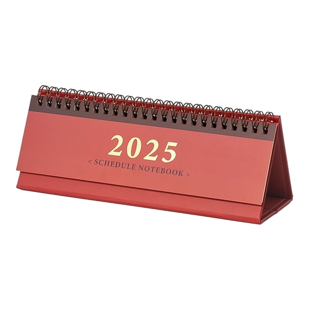 Desk Calendar Small Flip Top Desk Calendar Monthly Calendar Daily Flip Top Desktop Calendar Planner Twin Wire Bound Monthly Desktop Calendar Suitable Fo