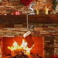 thumbnail image 4 of Colgador de medias navideñas de metal, creativo, duradero y elegante, para colgar en la chimenea. Forma Ciervo Plata, 4 of 7