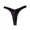 Black, variant on Low Rise Cotton Crotch Ultra-thin Elastic Women Thong See-through Mesh Briefs Red L