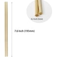 thumbnail image 2 of Nvzi 100 Pairs 8 Inch Disposable Chopsticks, Separated Sleeved Individually Wrapped Disposable Bamboo Chopsticks, Bamboo Wooden Chopsticks for Noodles, Sushi, Asian Food, 2 of 4