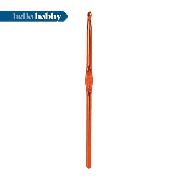 Hello Hobby Aluminum Crochet Hook, Size H, 5 mm