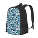 thumbnail image 1 of Balery Ocean Waves Mochila para hombre y mujer - Tela Oxford 600D resistente - Gran capacidad, resistente al agua, ideal para la escuela, viajes y senderismo, 1 of 6