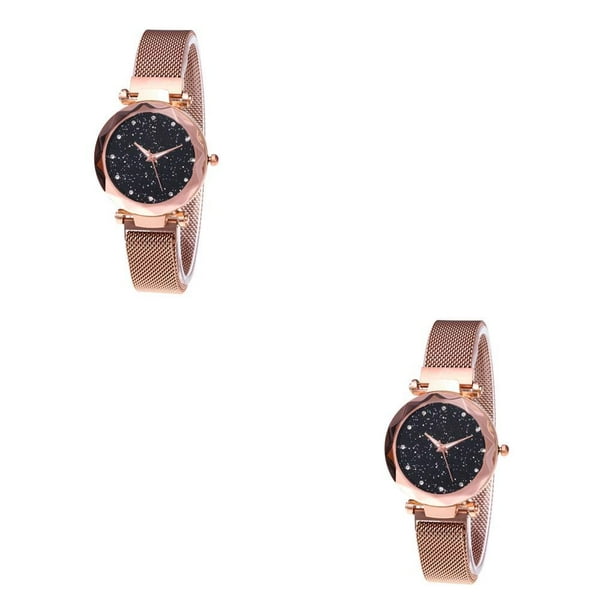 Reloj Inteprter Star Sky Mujer Cuarzo analógico Oro rosa