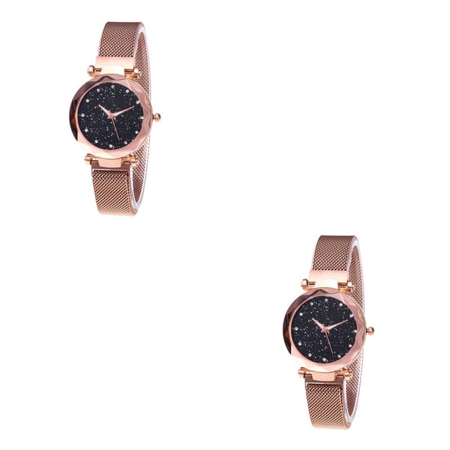 Reloj Inteprter Star Sky Mujer Cuarzo analógico Oro rosa