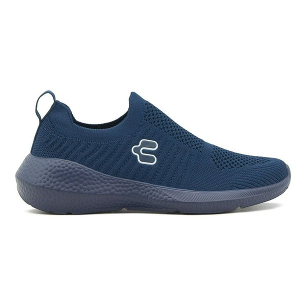 Tenis Charly Juvenil Deportivo Clásico Slip On Marino 22-26 azul marino 23